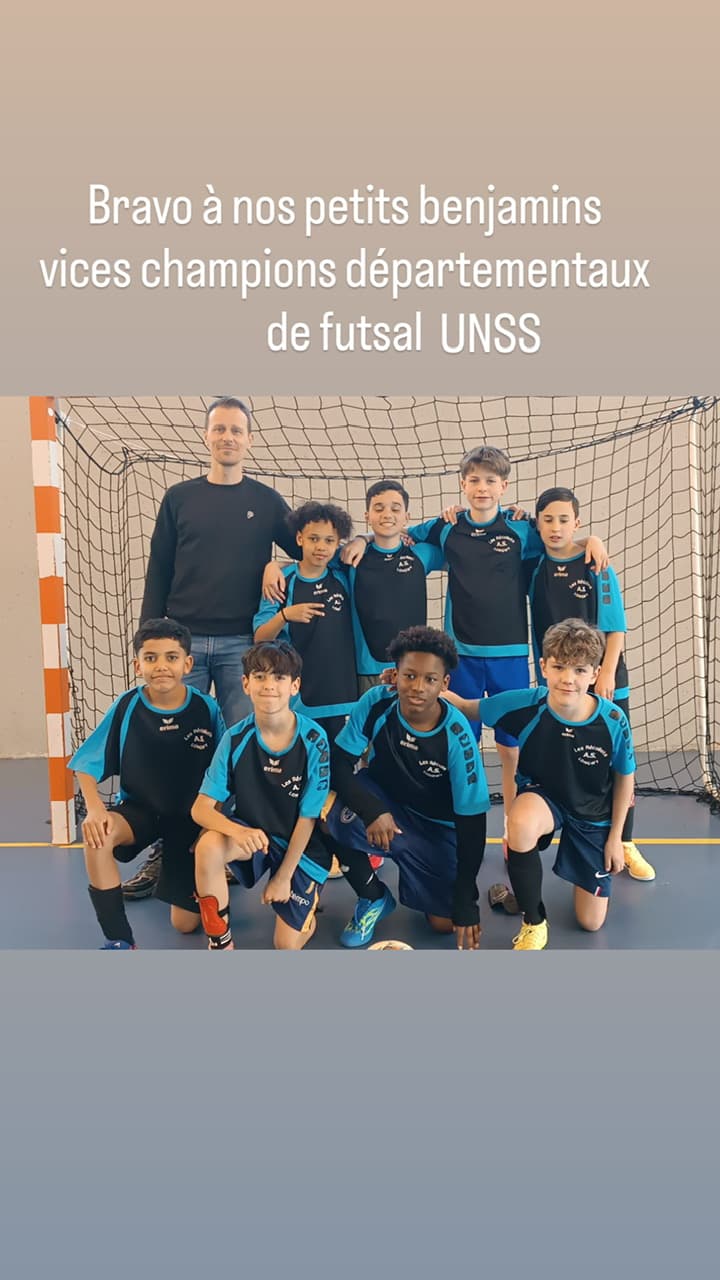 Vice-champions départementaux de futsal